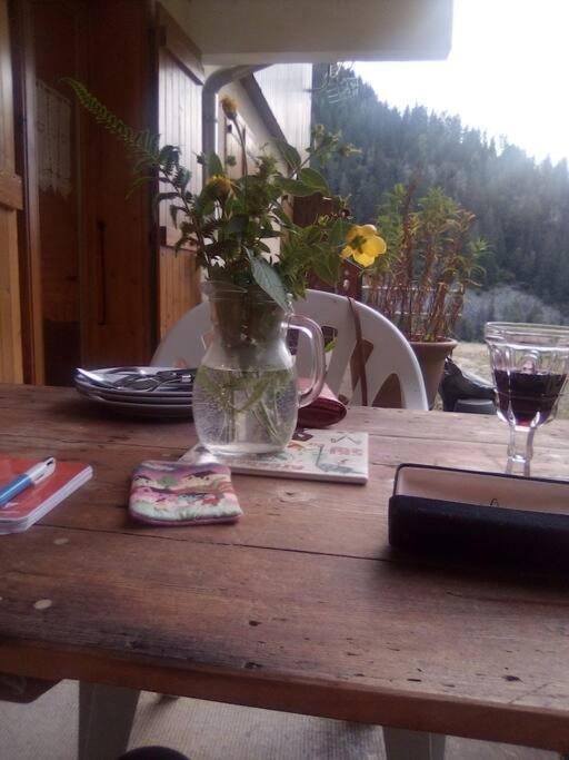 L'Appartement Les Bossons En Lisiere De Foret Dans Le Chalet Genepi Arèches Extérieur photo
